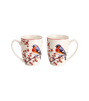 2 kubki classic CHRISTMAS BIRDS 3