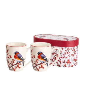 2 kubki classic CHRISTMAS BIRDS 3
