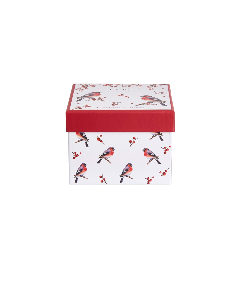 2 filiżanki espresso ze spodkami CHRISTMAS BIRDS 3
