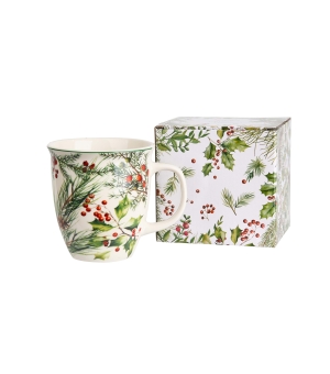 Kubek 650 ml CHRISTMAS LEAVES