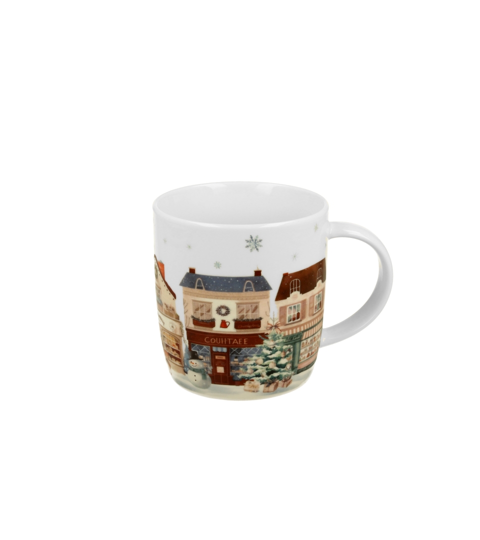 Kubek 400 ml w opakowaniu choinka CHRISTMAS CITY 2