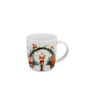 Kubek 400 ml w opakowaniu choinka CHRISTMAS CUTIES 2