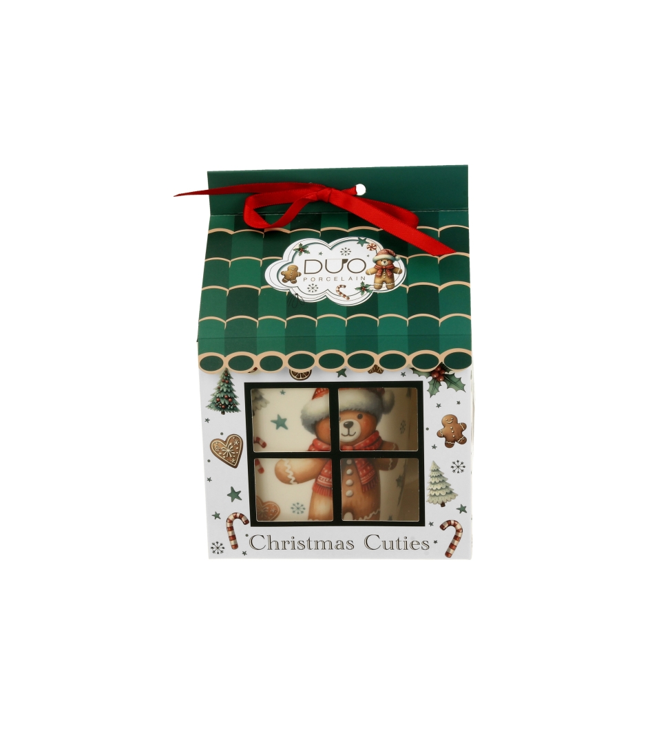 Kubek 400 ml w opakowaniu domek CHRISTMAS CUTIES