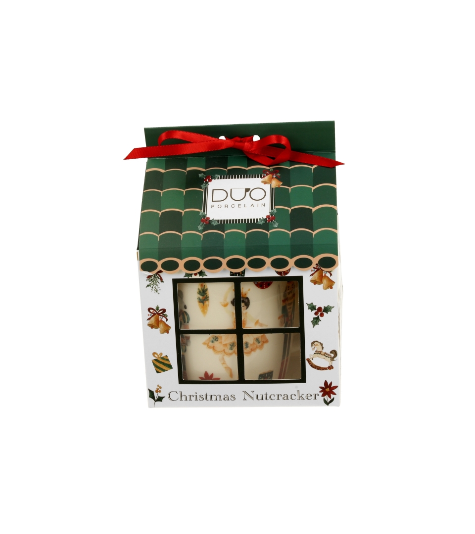 Kubek 400 ml w opakowaniu domek CHRISTMAS NUTCRACKER