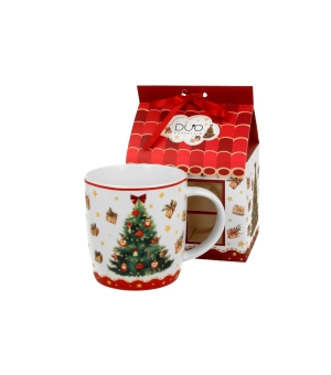 Kubek 400 ml w opakowaniu domek CHRISTMAS TREE 3