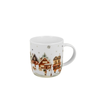Kubek 400 ml w opakowaniu domek CHRISTMAS VILLAGE