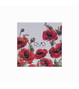 Komplet 2 talerze deserowe CLASSIC POPPIES
