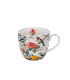 Kubek 460 ml w "koszyczku" APRIL (sprzedaż w zestawach po 4 szt.)