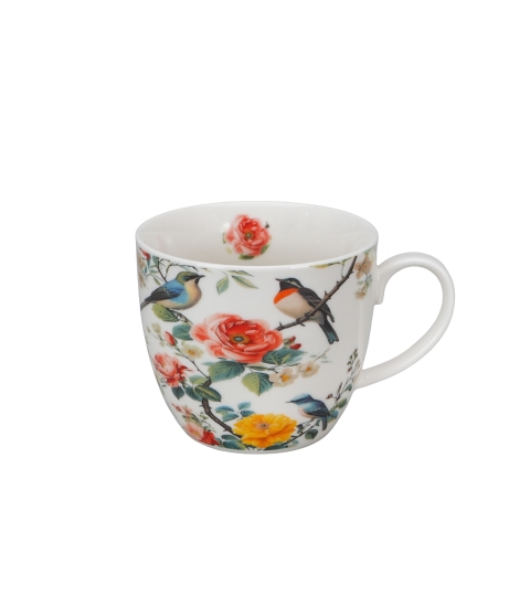 Kubek 460 ml w "koszyczku" APRIL (sprzedaż w zestawach po 4 szt.)