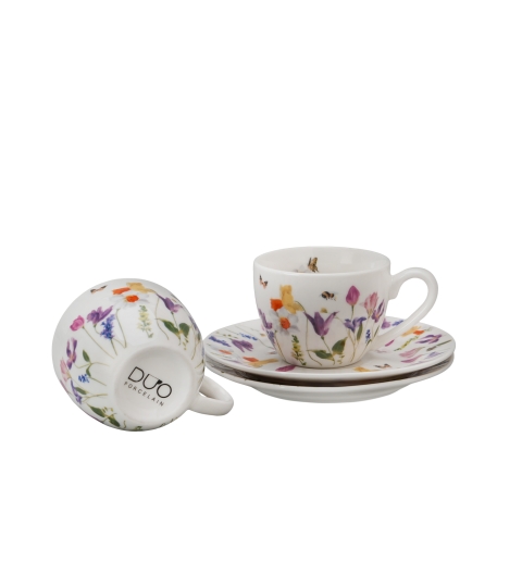 2 filiżanki espresso ze spodkami MAY