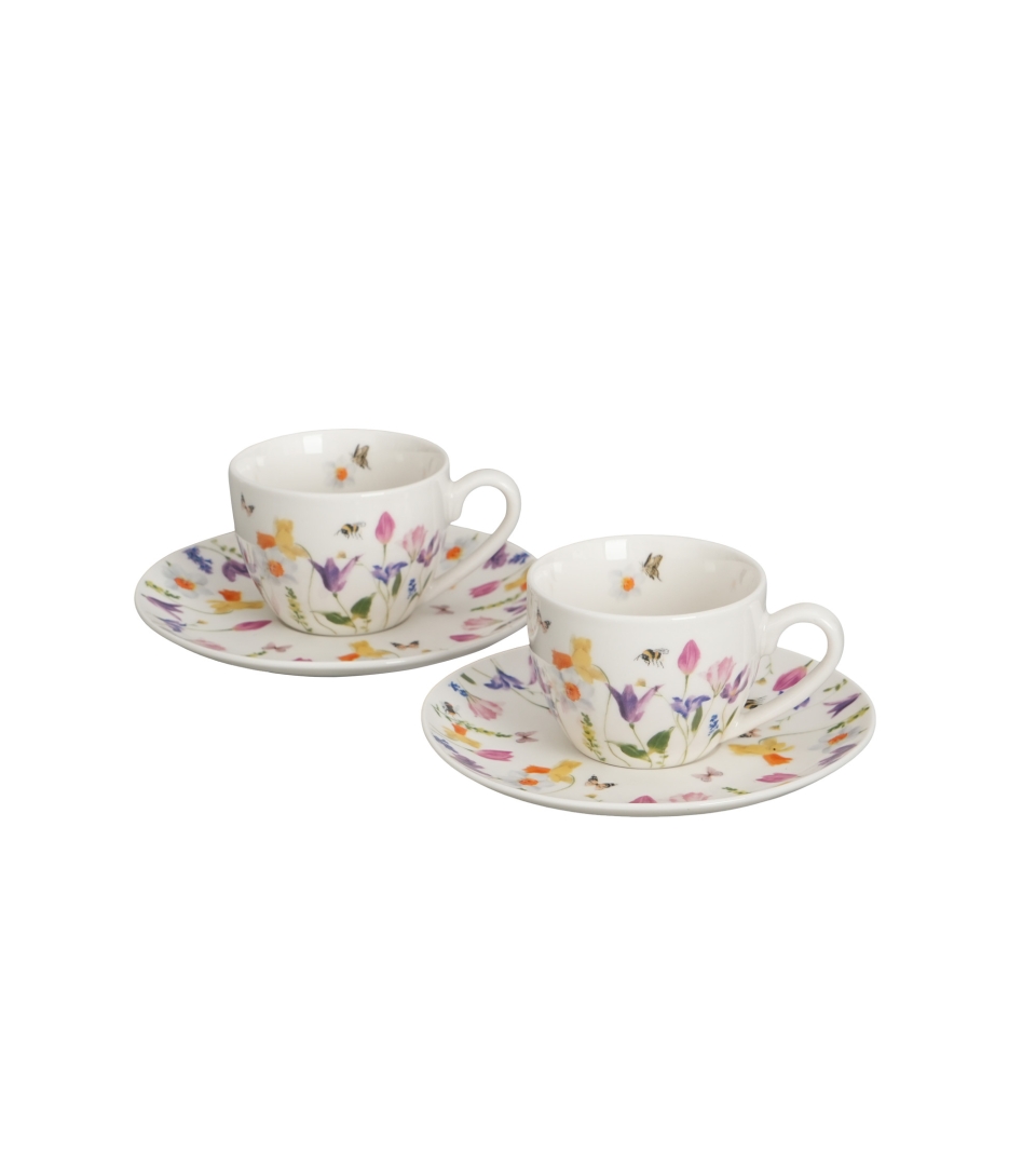 2 filiżanki espresso ze spodkami MAY