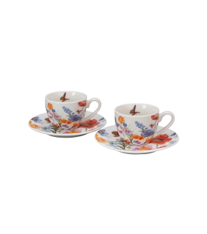 2 filiżanki espresso ze spodkami SPRING