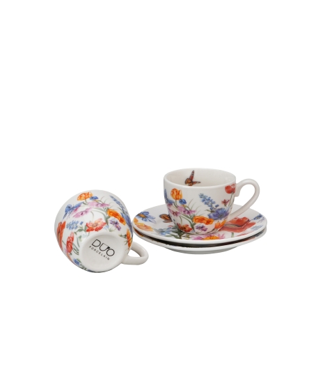 2 filiżanki espresso ze spodkami SPRING
