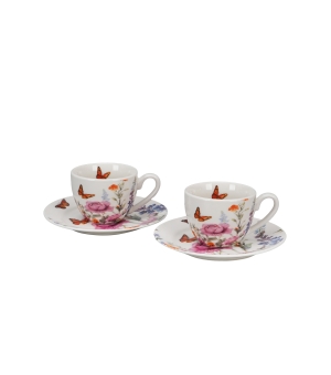 2 filiżanki espresso ze spodkami SUMMER