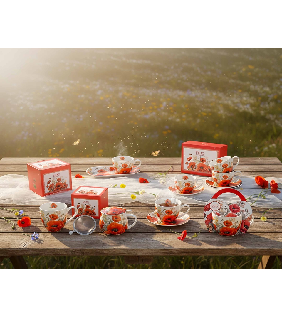 2 filiżanki espresso ze spodkami MAKI