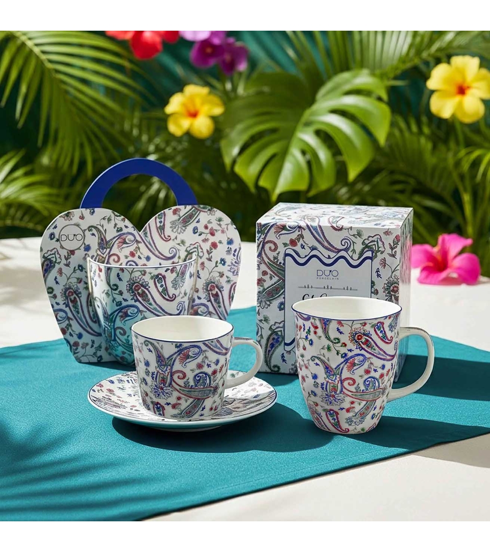 Kubek 460 ml w "koszyczku" LIBERTY