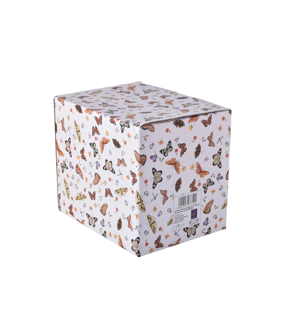 Porcelanowy dzbanek na podgrzewaczu BUTTERFLIES