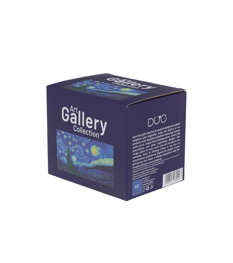 Kubek szklany STARRY NIGHT inspired by Van Gogh