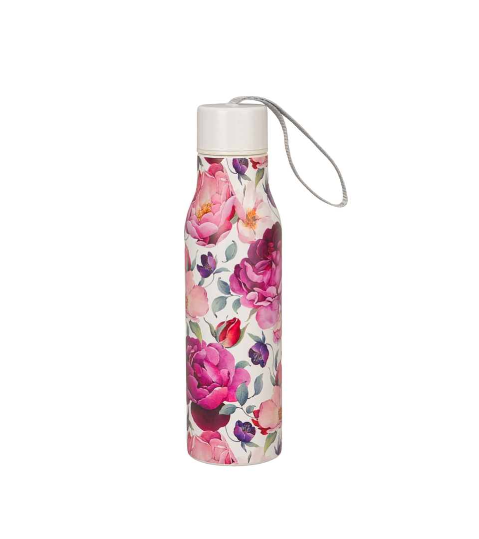 Butelka termiczna SPRING ROSES WHITE