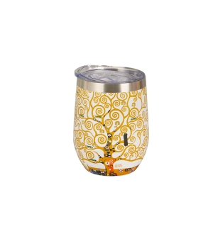Kubek termiczny TREE OF LIFE ECRU inspired by Klimt