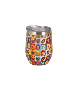 Kubek termiczny SQUARES WITH CIRCLES inspired by W. Kandinsky