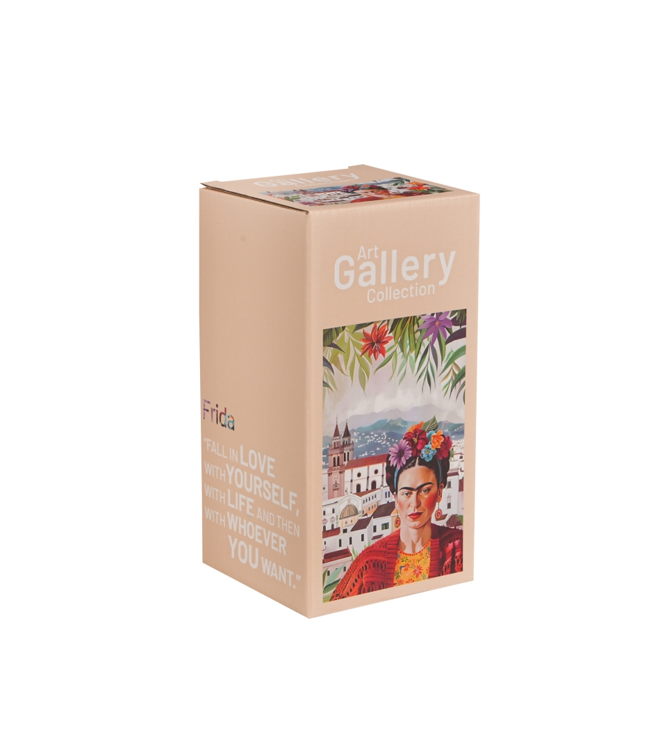 Kubek termiczny prosty MEXICAN ART RED