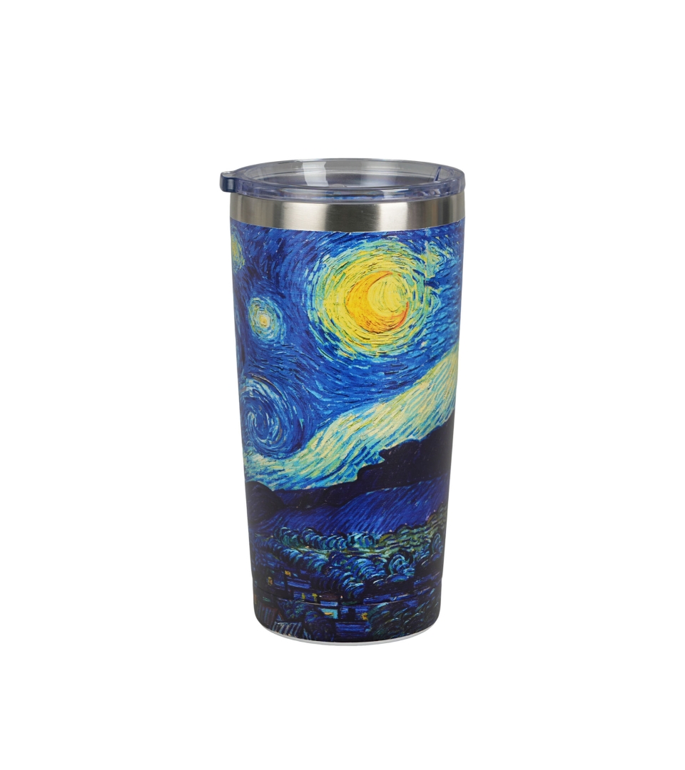 Kubek termiczny prosty STARRY NIGHT inspired by Van Gogh