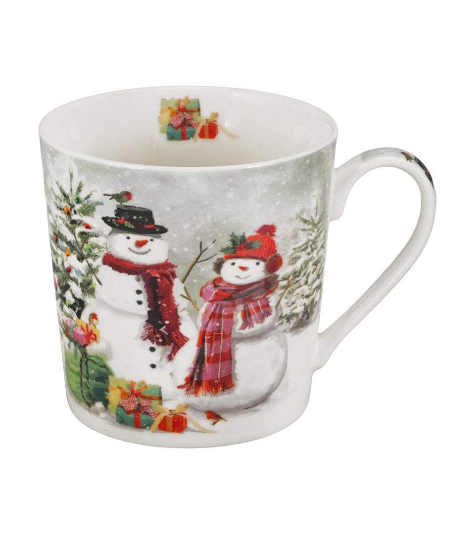 Kubek w opakowaniu domek SNOWMAN SMILE