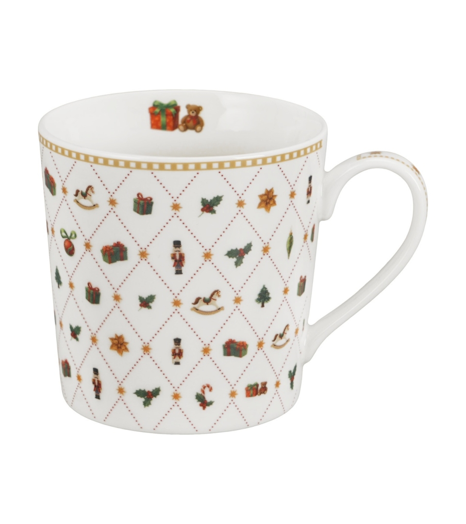 Kubek 360 ml w opakowaniu choinka ORNAMENT JOY