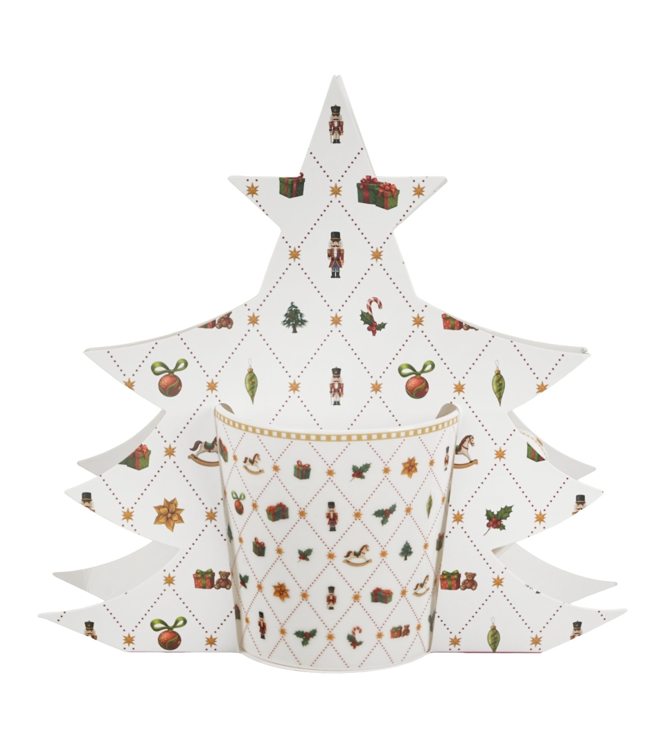 Kubek 360 ml w opakowaniu choinka ORNAMENT JOY