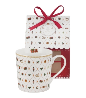 Kubek w opakowaniu domek ORNAMENT JOY