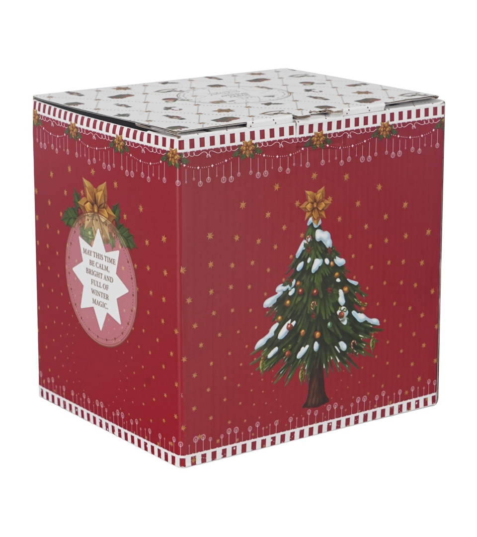 Filiżanka z dzbankiem i spodkiem ORNAMENT JOY