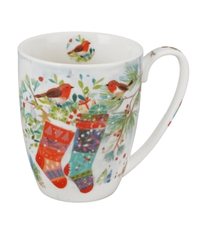 Kubek classic w pudełku z kokardą CHRISTMAS SOCKS