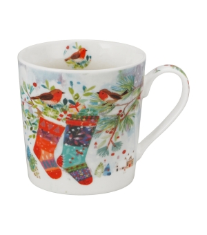 Kubek w opakowaniu domek CHRISTMAS SOCKS