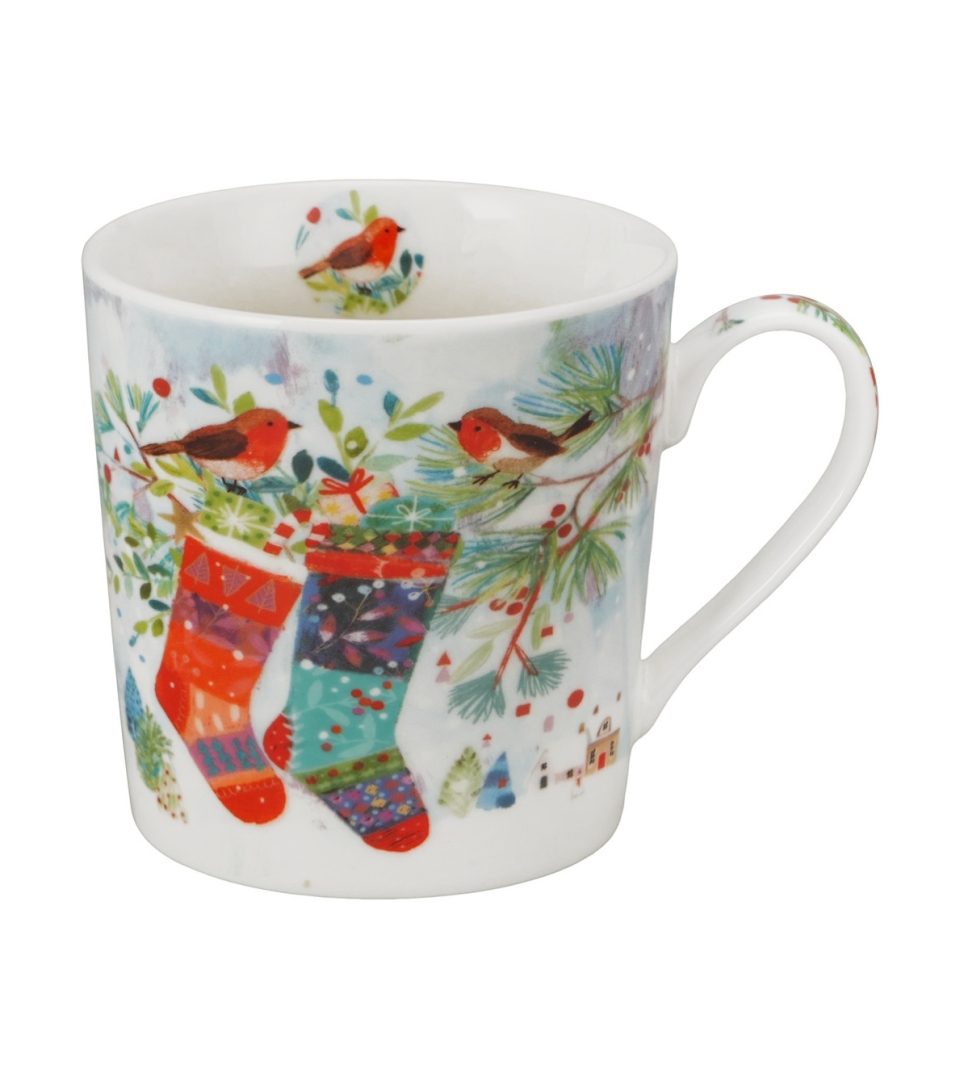 Kubek w opakowaniu domek CHRISTMAS SOCKS