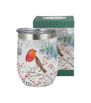 Kubek termiczny ROBIN IN SNOW