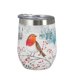 Kubek termiczny ROBIN IN SNOW