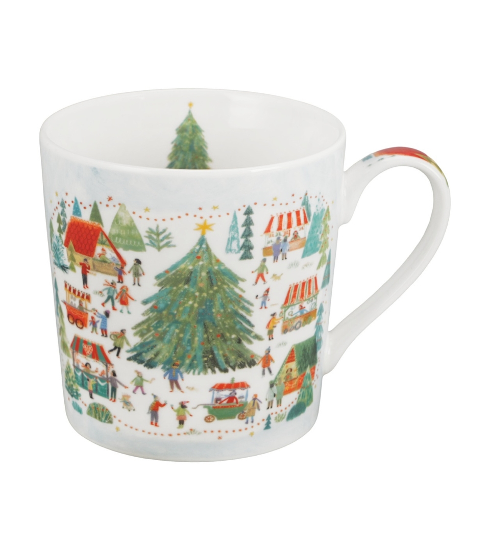 Kubek 360 ml w opakowaniu choinka CHRISTMAS MARKET