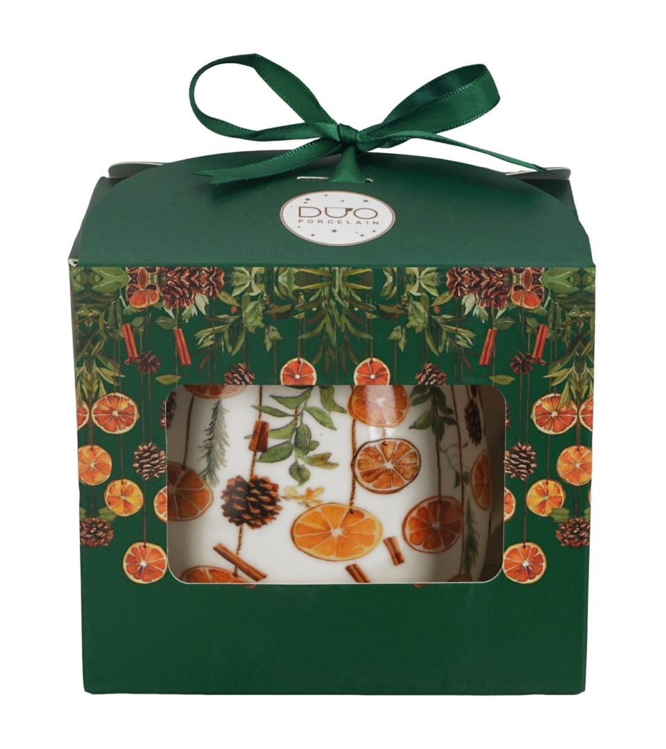 Zaparzacz baryłka w pudełku z kokardą WINTER FRUITS