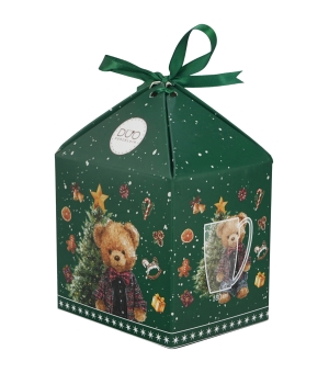 Kubek classic w pudełku z kokardą TEDDY NOEL