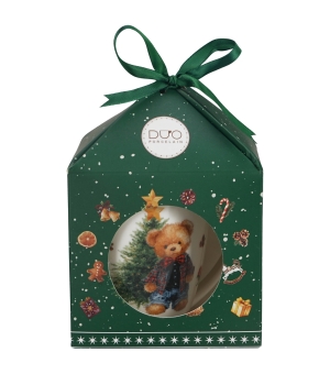 Kubek classic w pudełku z kokardą TEDDY NOEL