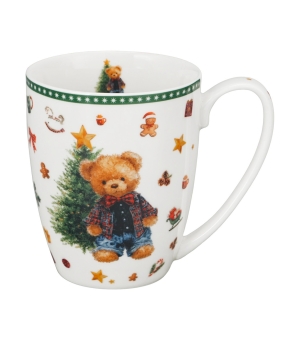 Kubek classic w pudełku z kokardą TEDDY NOEL