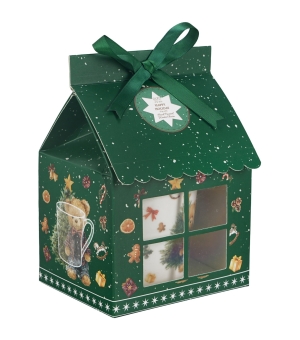 Kubek w opakowaniu domek TEDDY NOEL