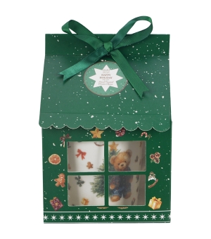 Kubek w opakowaniu domek TEDDY NOEL