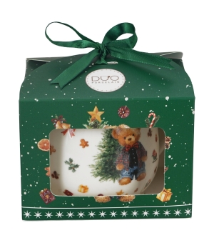 Kubek baryłka w pudełku z kokardą TEDDY NOEL