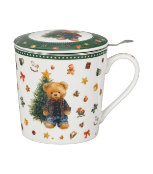 Kubek z zaparzaczem w opakowaniu domek TEDDY NOEL