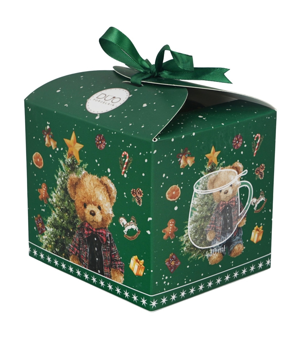 Zaparzacz baryłka w pudełku z kokardą TEDDY NOEL