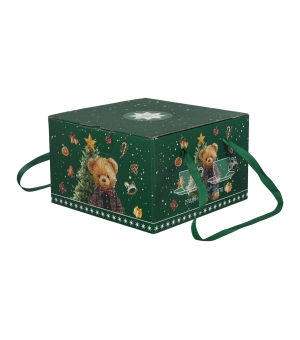 2 Filiżanki ze spodkami w pudełku z uchwytem TEDDY NOEL