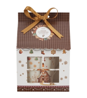 Kubek z zaparzaczem w opakowaniu domek GINGERBREAD HOUSE