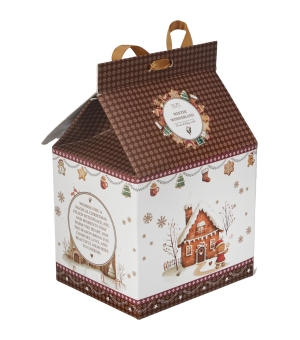 Kubek z zaparzaczem w opakowaniu domek GINGERBREAD HOUSE